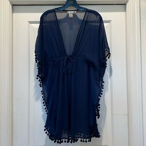 Bleu Rod Beattie Pompom Swim Coverup